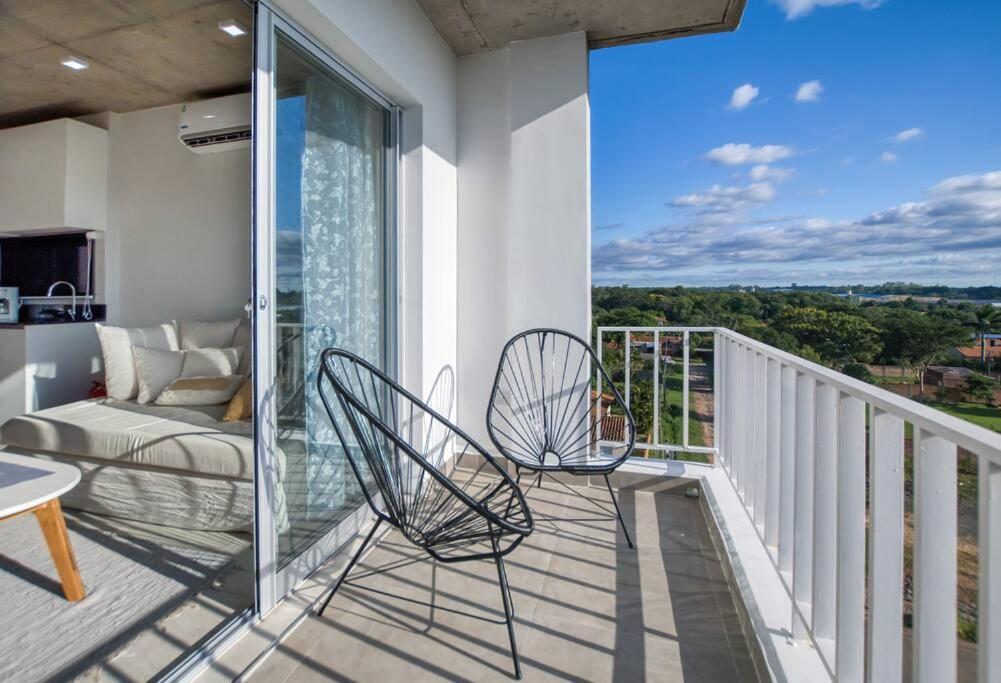 A Estrenar! Apartamento Con Pileta Zona Aeropuerto Wifi 200Mg อะซุนซิออง ภายนอก รูปภาพ